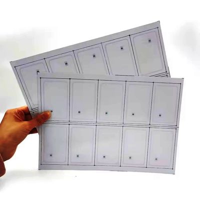 IC Fudad F08 Chip PVC RFID Smart Card Inlay / Prelam Sheets Для производства RFID карт
