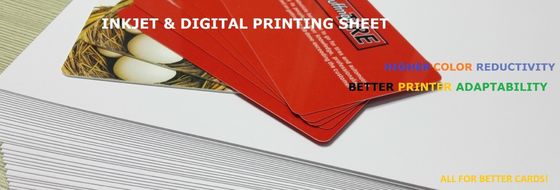 Переработанный лист печати из ПВХ-карты 0,3 мм Цифровой печатный лист