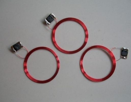 0.1 мм Диаметр Красный или Серебряный RFID вкладыш самоклеящаяся карта Антенна Медная проволока MACW-1