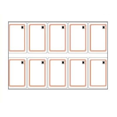 3*8 4*8 6*8 Расположение RFID Inlay Prelam PVC Inlay Sheet RFID Contactless Card Sheet для производства пластиковых карт
