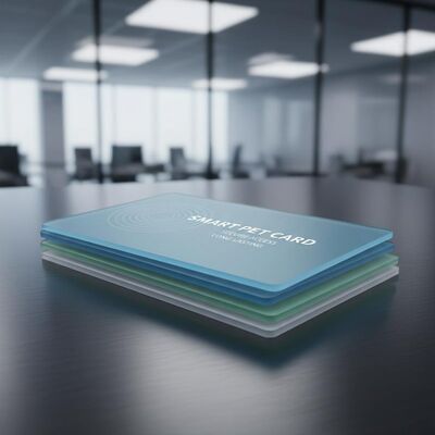 Настраиваемый бесконтактный материал для смарт-карты PET с долговечной долговечностью для безопасного управления доступом