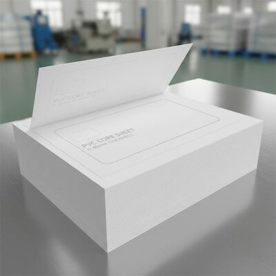 0.30 мм толщина офсет печатаемый ПВХ основной лист для производства банковских карт