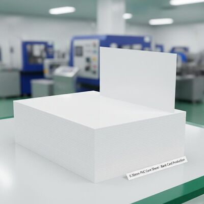 0.30 мм толщина офсет печатаемый ПВХ основной лист для производства банковских карт