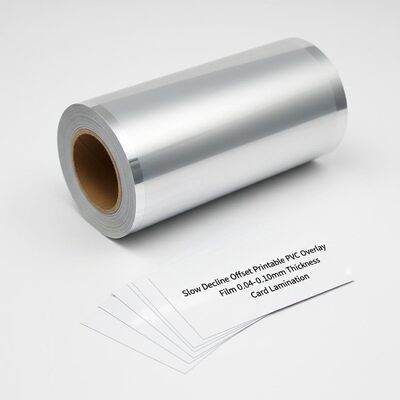 Медленное снижение офсетной печатной пленки с PVC-наложкой толщиной 0,04 - 0,10 мм для ламинирования карт