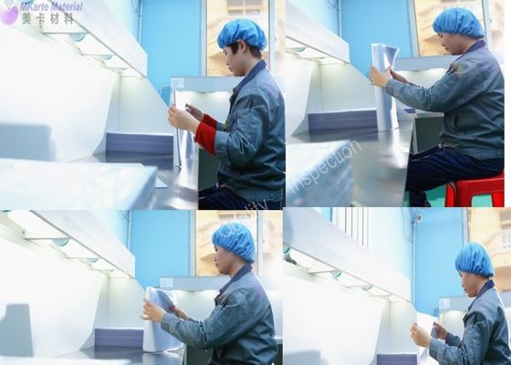 Медленное снижение ПВХ-карты непокрытая пленка накладки используется для офсетной печатной листовой ламинирования