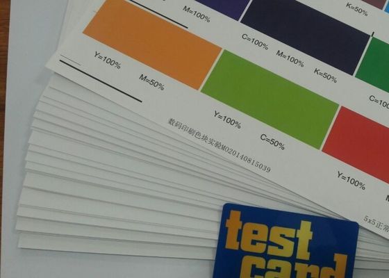 Лист карты Pvc A4 устойчивости к старению 0.4mm покрытия чернил