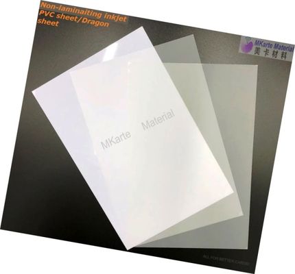 Не прокатывая лист PVC 0.58mm струйный с 2 листами печати плюс 1 средний сердцевинный слой