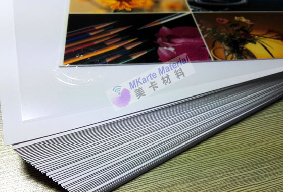 Материал карты PVC печатания A4 A3 0.40mm Фудзи Xerox цифров