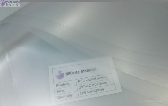 Офсетная печать сердцевинный слой PVC 6,0 N/Cm анти- желтея