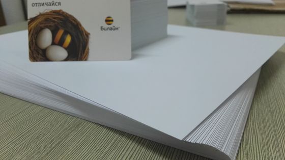 Высокое определение отображает Konica цифров печатая листы Pvc для продукции карты Pvc