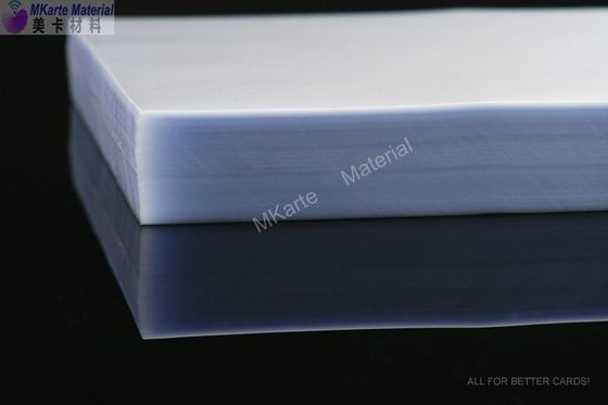 карта банка фильма верхнего слоя карты Pvc 0.10mm материальная покрытая использует цифров/струйную/смещенную печать