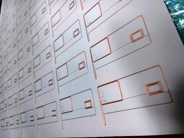 A3 A4 или индивидуальный размер с двойным интерфейсом DI Inlay Recycled PVC Prelam Sheet для производства смарт-карт