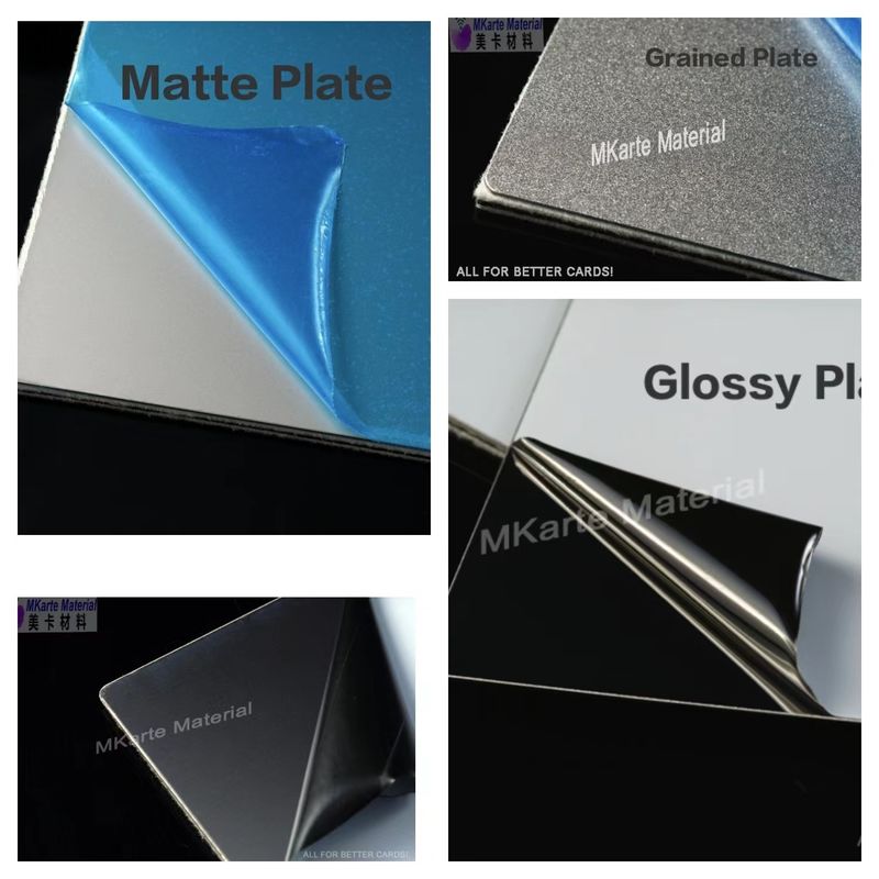 Ламинация карты A3+Size Steel Plate Glossy Matte Silk Pattern Finish Для производства пластиковых карт