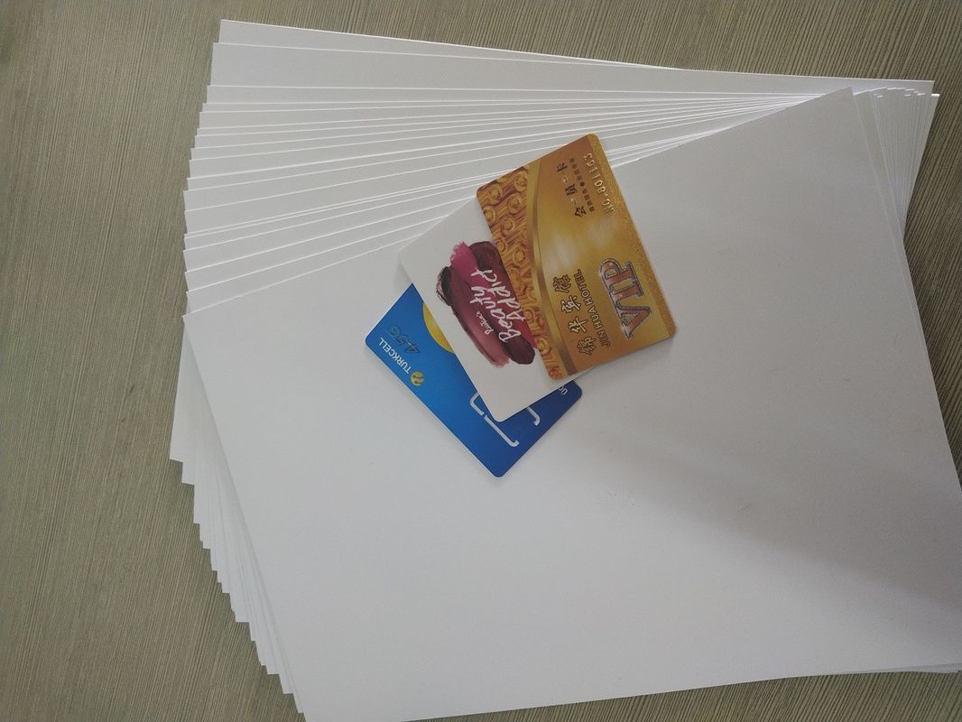 Материалы продукции смарт-карты листа Pvc размера A3 струйные печатая белые